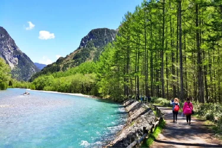 上高地~大正池、河童橋