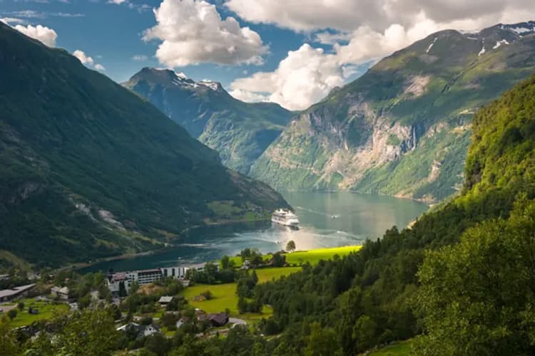 蓋倫格峽灣-挪威峽灣、景觀公路