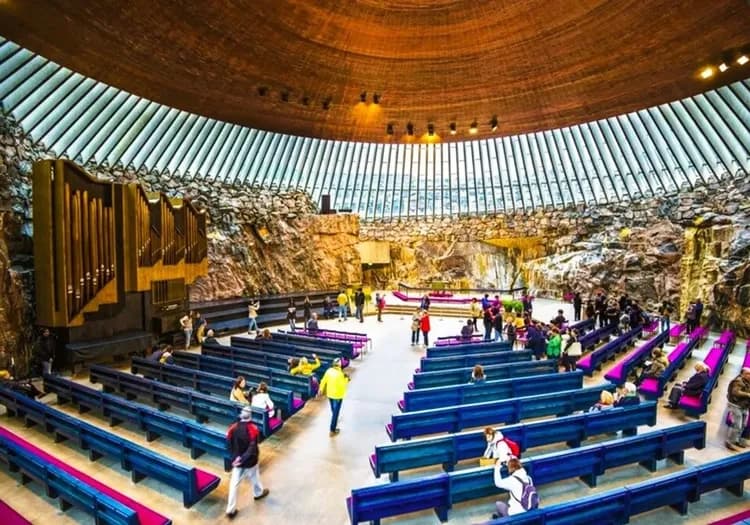 雄獅旅遊,芬蘭旅遊, 赫爾辛基旅遊,赫爾辛基景點,岩石教堂