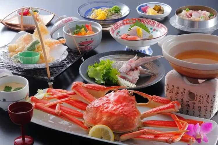 松葉蟹會席料理-日本特色餐食