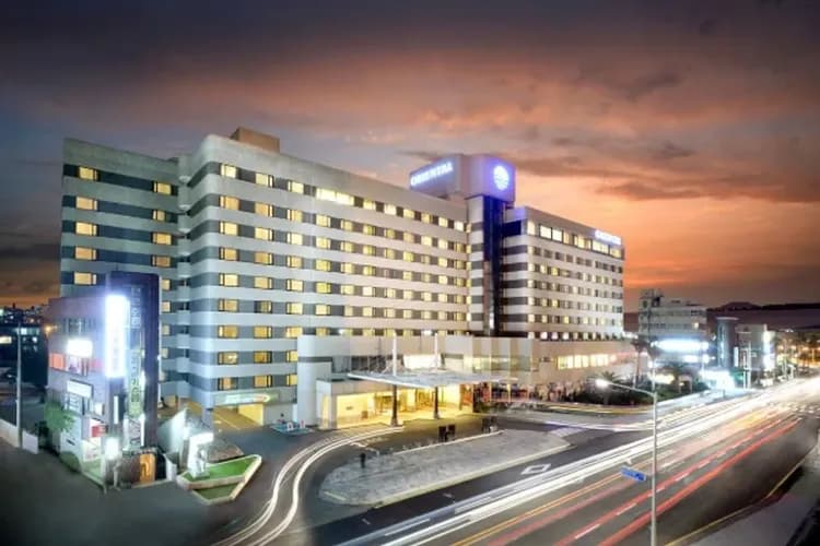 濟州五星 東方飯店&賭場 JEJU ORIENTAL HOTEL-濟州市區五星:東方飯店&賭場 JEJU ORIENTAL HOTEL或同級(乙晚)