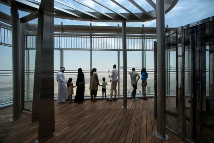 哈里發塔 Burj Khalifa-哈里發塔(124層觀景台+高速電梯)