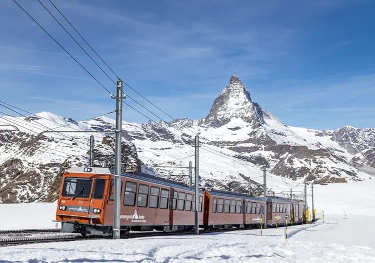 馬特宏峰 Matterhorn, 策馬特,無車小鎮,登山火車,