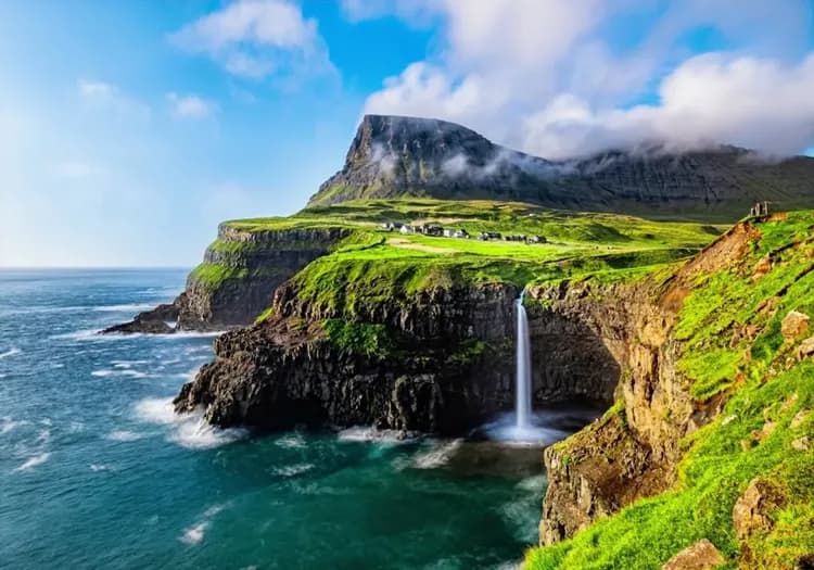 丹麥旅遊, 法羅群島, 法羅群島景點推薦, 穆拉法索爾瀑布