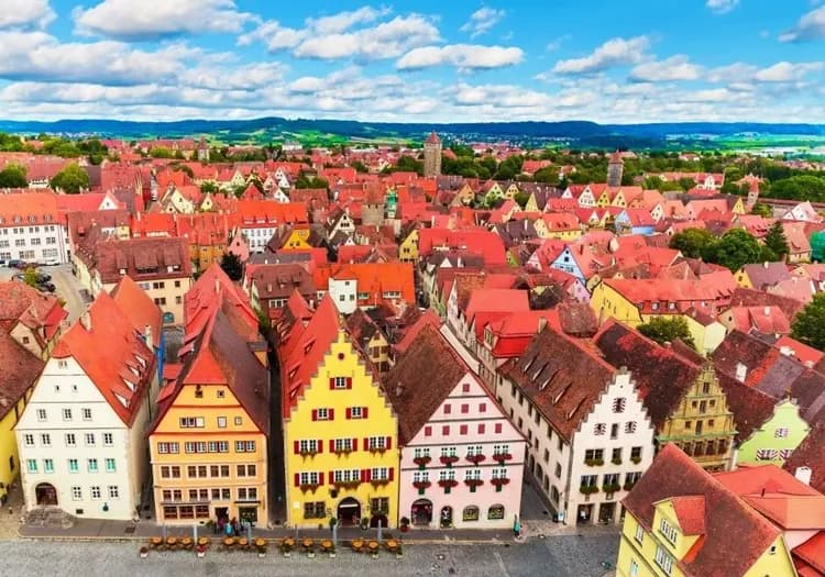 羅騰堡,羅曼蒂克大道,Rothenburg,中世紀珍珠,浪漫大道