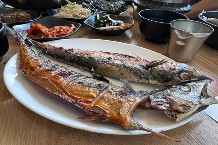 烤青花魚韓定食