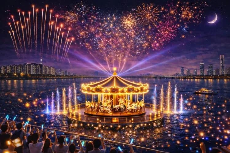 2026首爾春季慶典(旋轉木馬魔法幻想秀+無人機燈光秀)