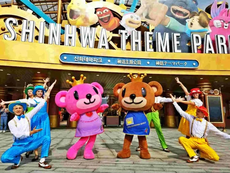 神話主題樂園(門票三項券+韓服體驗)