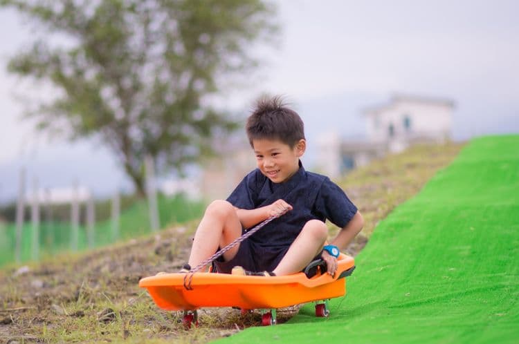 夢想森林親子滑草區