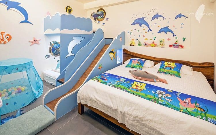 蘭洋親子民宿 | 21人宜蘭villa包棟 | BBQ&KTV&麻將&戲水池&滑梯房-3