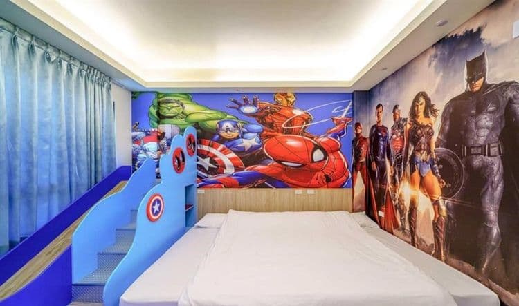 金朵民宿 | 房內溜滑梯、球池-12