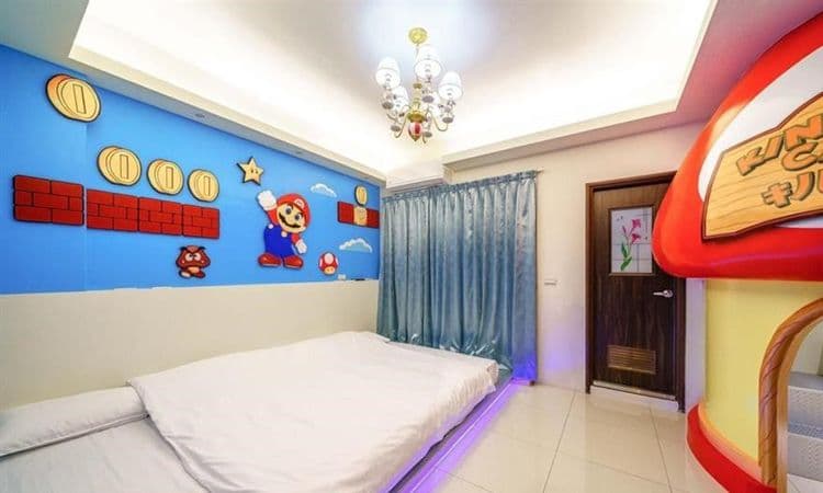 金朵民宿 | 房內溜滑梯、球池-10