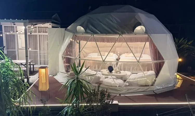 Leshan樂山環茶|懶人露營附冷氣、星空電影、營火派對-1