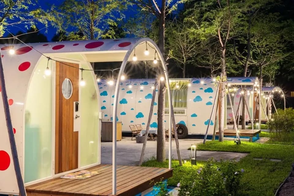 曼漫落羽松奶凍車莊園|獨家7折起!獨家奶凍露營車、寵物友善-20