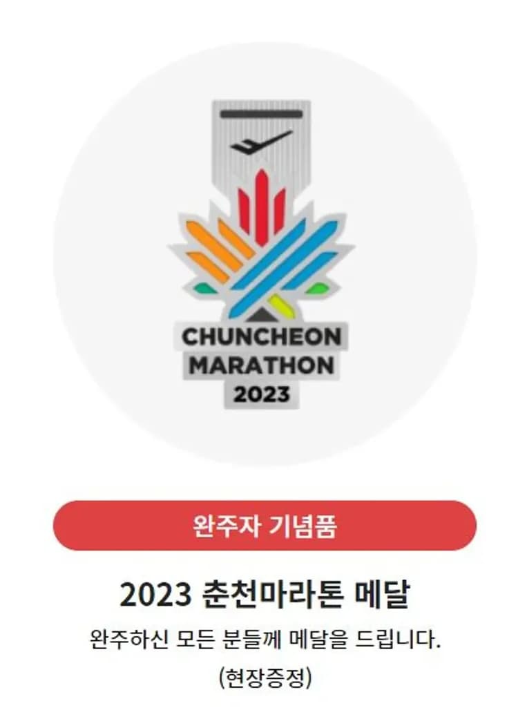 完賽獎牌(現場頒發)