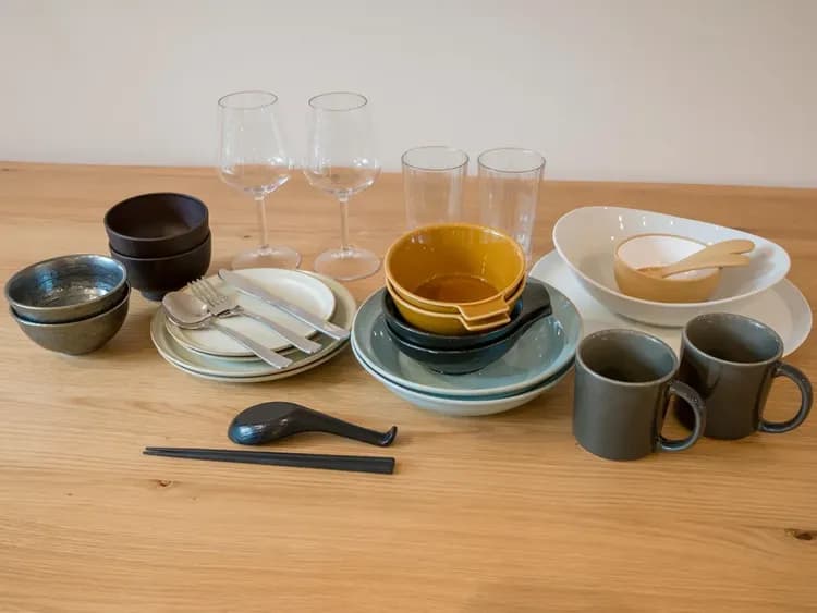 【カトラリー】全室共通備え付けのカトラリー類