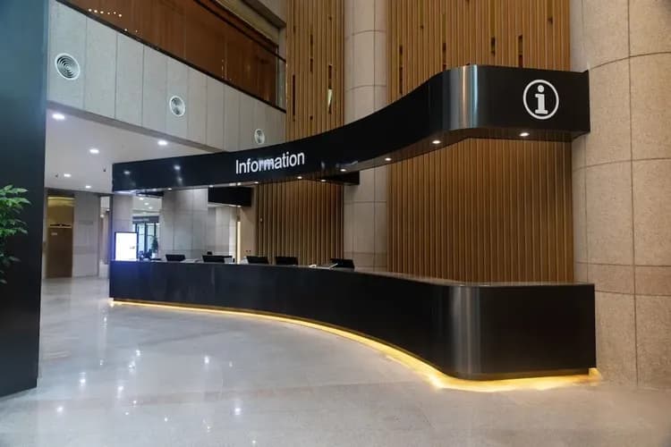 Check-in/check-out kiosk