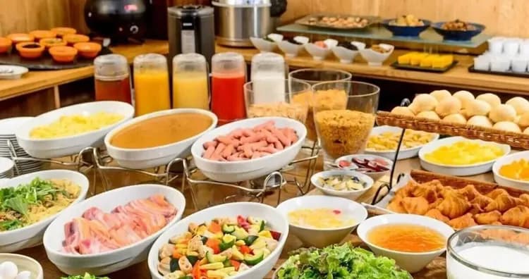 Breakfast buffet