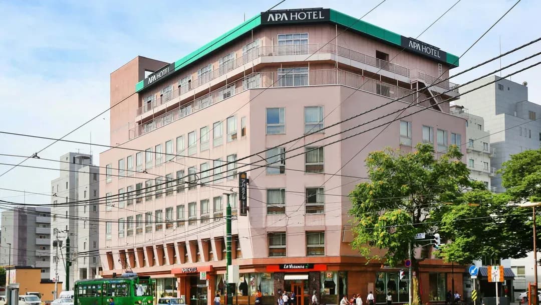 北海道-札幌薄野站西APA飯店|多人同房OK/薄野站步行5分