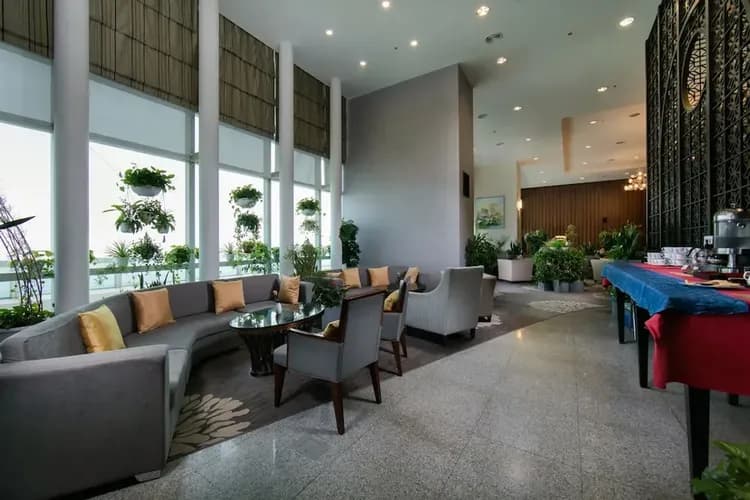 Lobby sitting area
