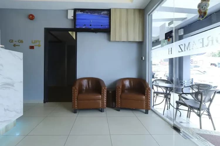 Lobby sitting area
