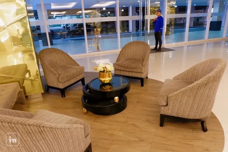 Lobby sitting area