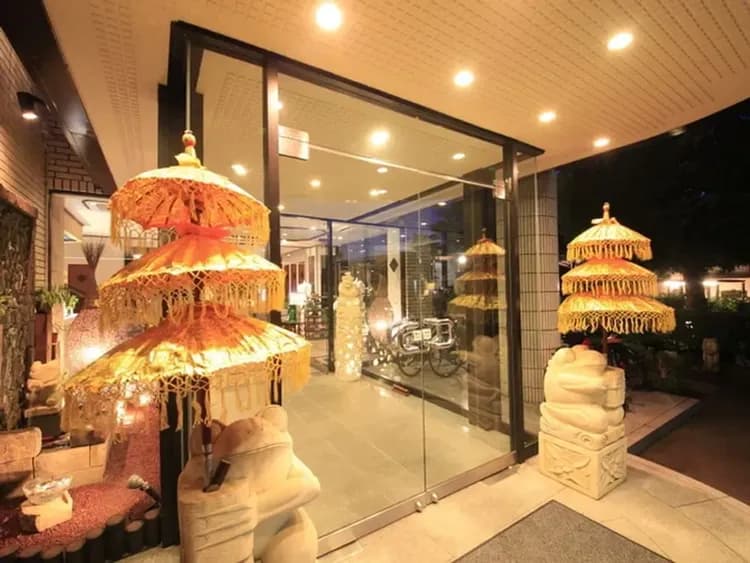 Interior entrance