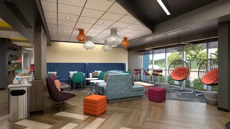 Lobby sitting area