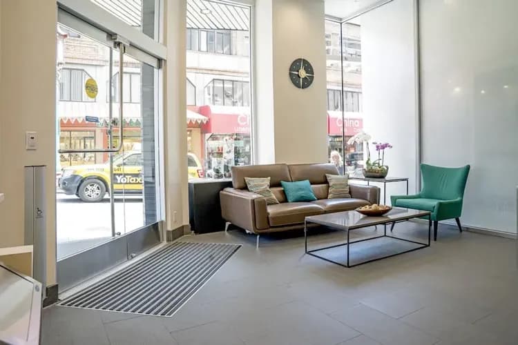 Lobby sitting area