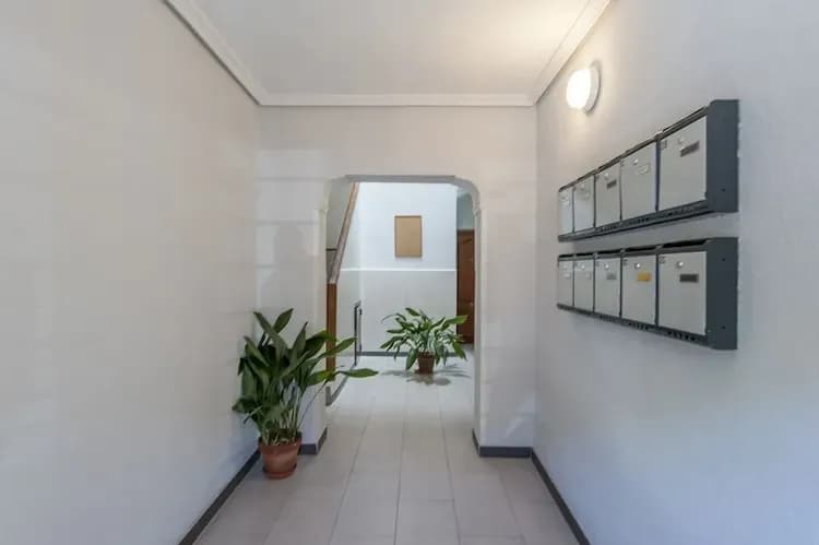 Interior entrance