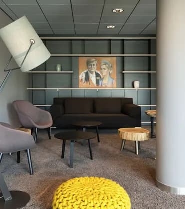 Lobby sitting area