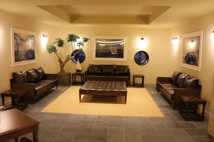 Lobby sitting area