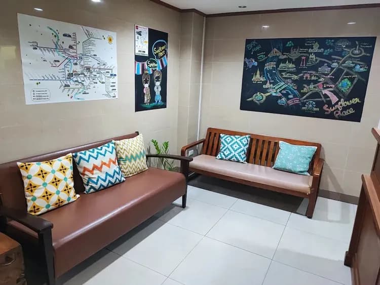 Lobby sitting area