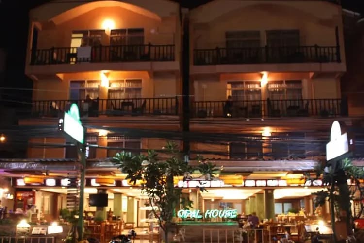 Front of property - evening/night