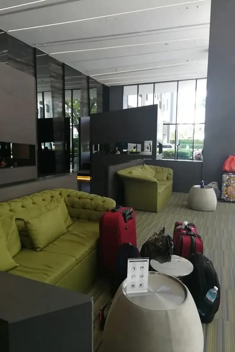 Lobby sitting area