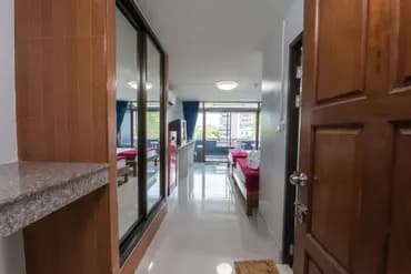 Interior entrance