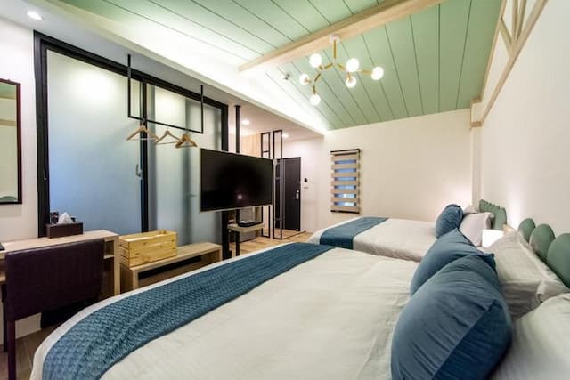 W立方(達布旅)|16人台南包棟 | BBQ烤肉&麻將 | 室外大空間 | 神農街x海安路-16人包棟 | 雙人房*2、四人房*3-3