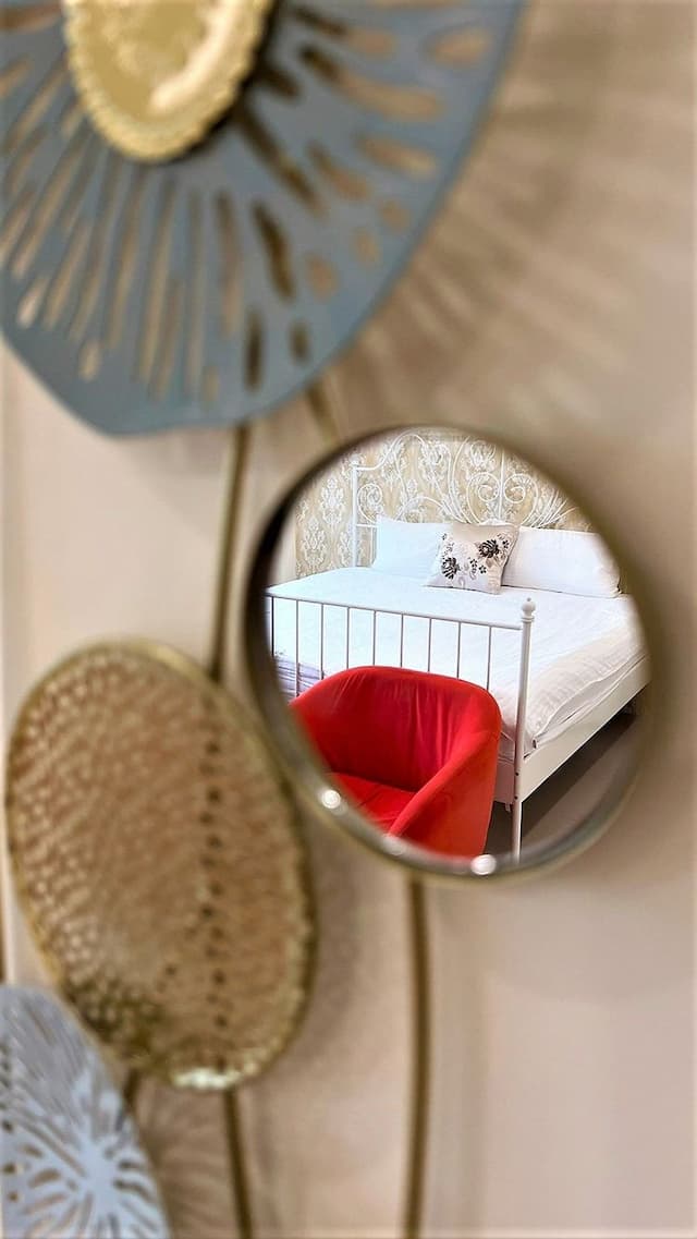 迷人旅居 l 市區|大房型x陽台|東大門夜市&公正包子-森呼吸雙人房大窗戶-5A-2