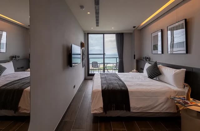 HIDO旅店|絕美海景|-海景雙人房-6
