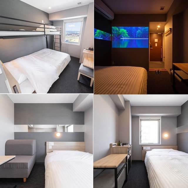 天然溫泉 源氏翼之湯 美田園 仙台機場超級飯店|美田園站步行6分/方便至仙台機場-隨機房【不挑房】-1