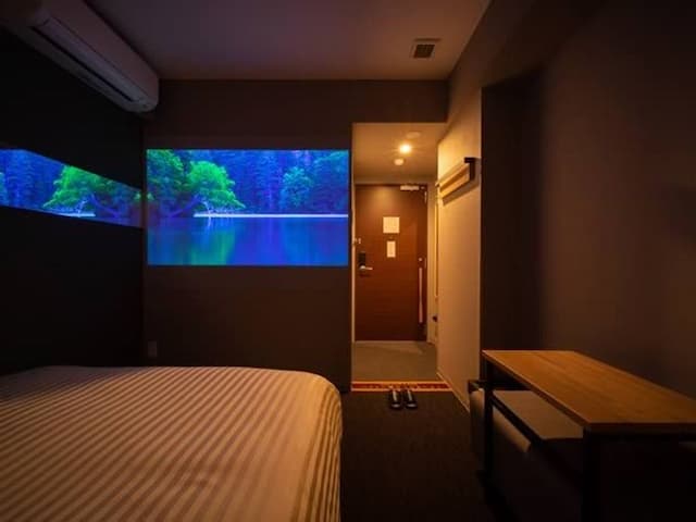 天然溫泉 源氏翼之湯 美田園 仙台機場超級飯店|美田園站步行6分/方便至仙台機場-影音雙人房【不挑房】-8