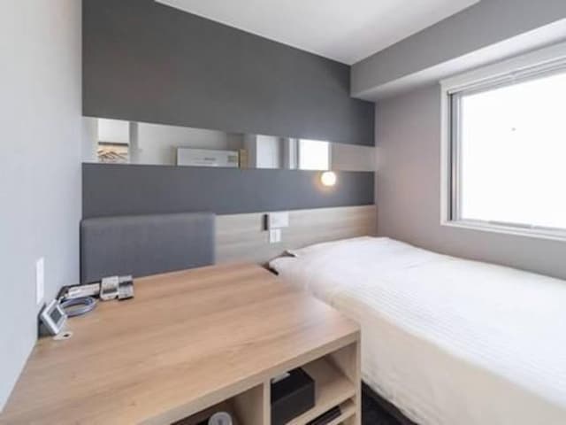 天然溫泉 源氏翼之湯 美田園 仙台機場超級飯店|美田園站步行6分/方便至仙台機場-標準雙人房【不挑房】-4