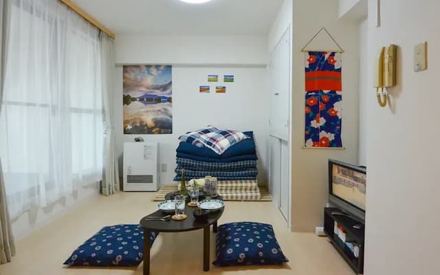 KIYAZA CITY Sapporo-2-Futon type private room 3 minutes walk from Shiroishi subway station! 10 minutes by subway to the main street! 701-9