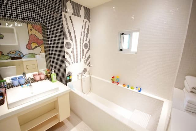 高雄FunBus溜滑梯親子民宿-蘑菇森林房-6