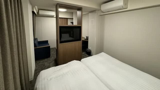 天然温泉 海神之湯 Dormy Inn Express 仙台海濱|中野榮站步行5分-好萊塢雙床房【不挑房】-3