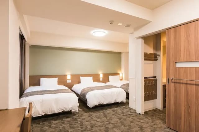 天然温泉 海神之湯 Dormy Inn Express 仙台海濱|中野榮站步行5分-家庭房【不挑房】-2