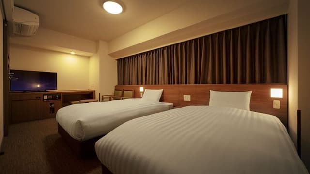 天然溫泉 三颯之湯 Dormy Inn飯店盛岡|近櫻山神社/JR盛岡站步行12分-豪華雙床房【不挑房】-1