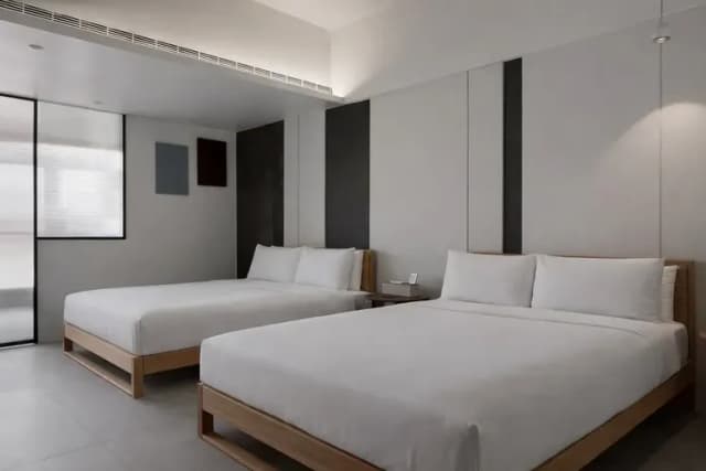 廣發寓所|可10-20人包棟、麻將/BBQ/KTV、近海安路商圈-豪華四人房-有浴缸-8