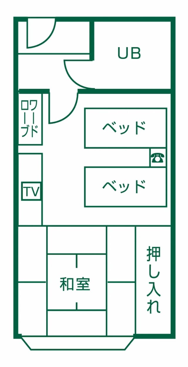 上越綠色廣場飯店|含滑雪票方案.近新潟上越國際滑雪場﹑岩原滑雪場.可預約接駁車-和洋室|附衛浴|2人入住-2