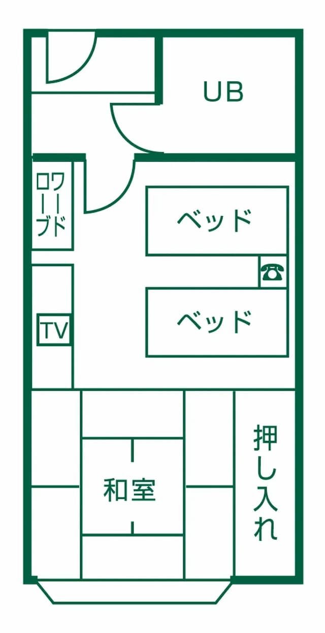 上越綠色廣場飯店|含滑雪票方案.近新潟上越國際滑雪場﹑岩原滑雪場.可預約接駁車-和洋室|附衛浴|3人入住-2